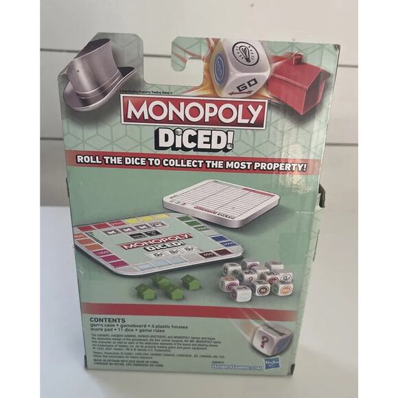 Monopoly Diced Game Ready, Set, Roll! Family Game NEW Factory Sealed - Picture 2 of 6